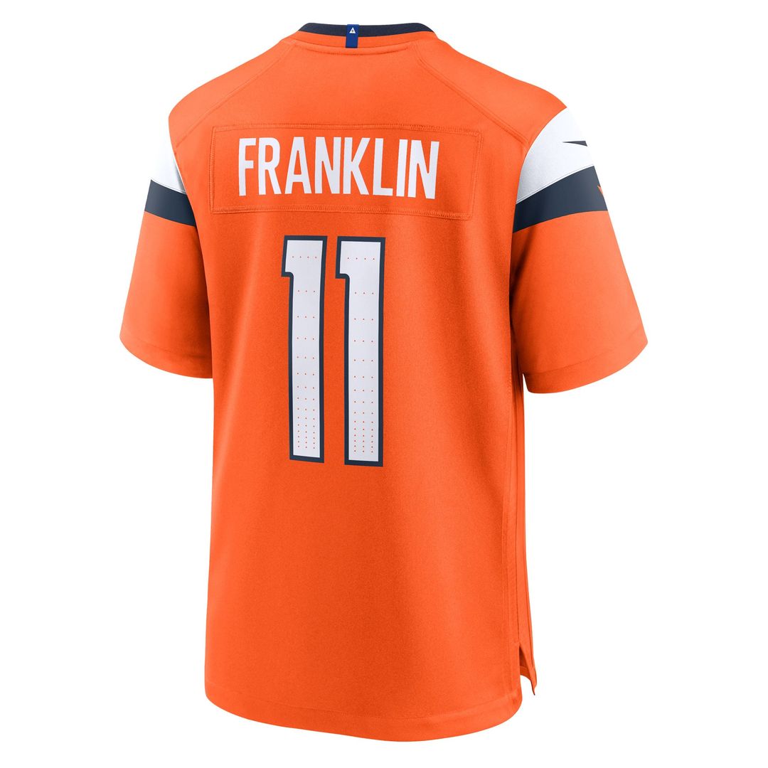 Men's Denver Broncos Troy Franklin Nike Orange Team Game product image 3