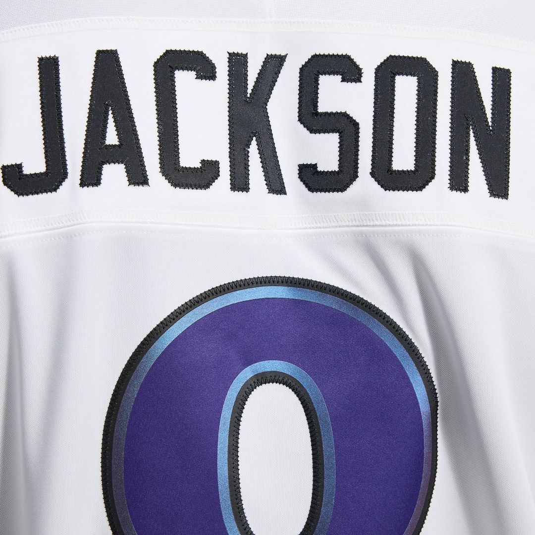 Men's Baltimore Ravens Lamar Jackson Nike White Vapor product image 12