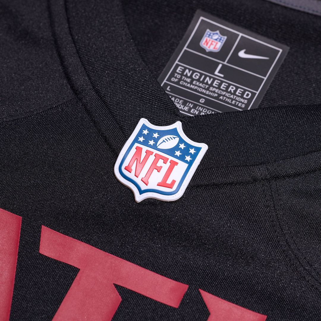 Men's DeAngelo Malone Atlanta Falcons Nike Black Game product image 4