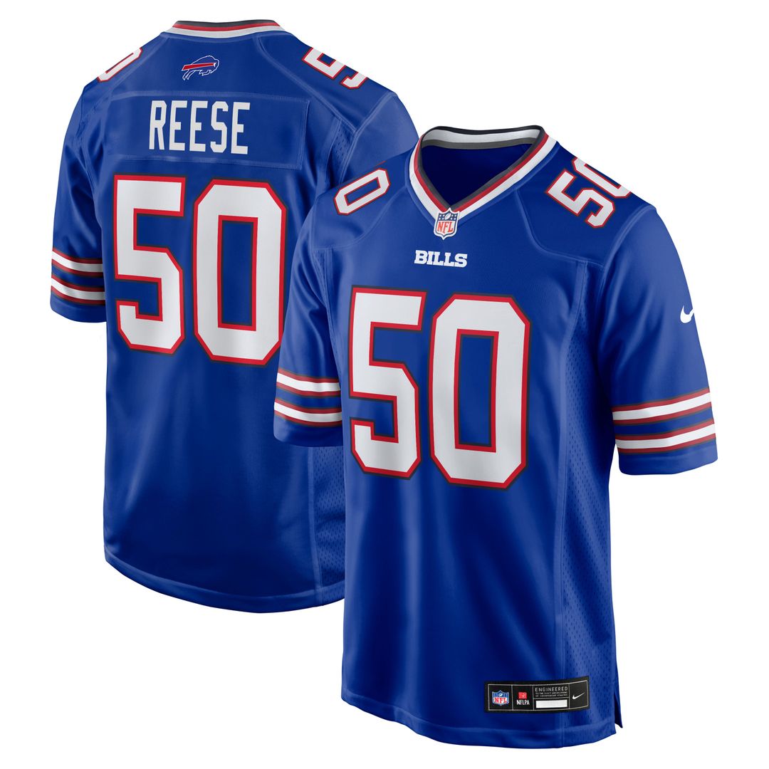 Men's Buffalo Bills Otis Reese Nike Royal Team Game Jersey product image 1