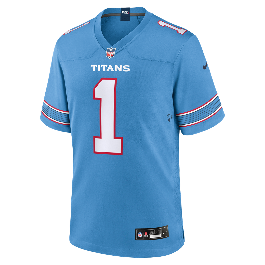 Men's Tennessee Titans Cameron Ward Nike Light Blue Game product image 6