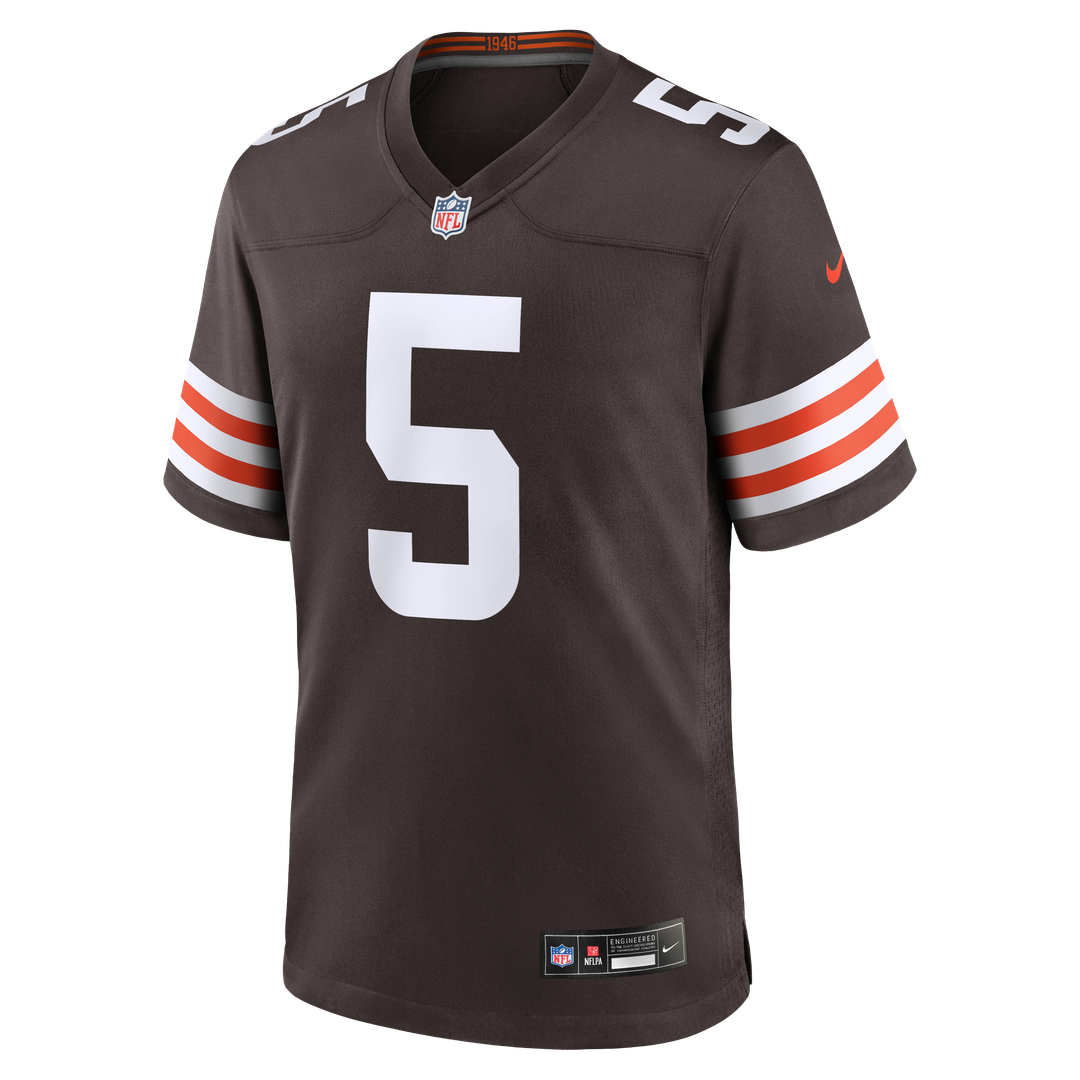 Men's Cleveland Browns Quincy Williams Nike Brown Team Game product image 3