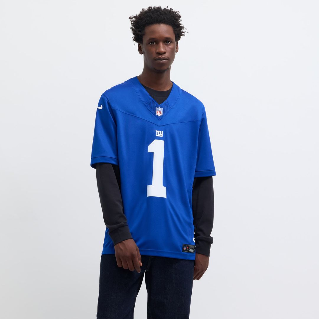 Men's New York Giants Malik Nabers Nike Royal Vapor product image 4