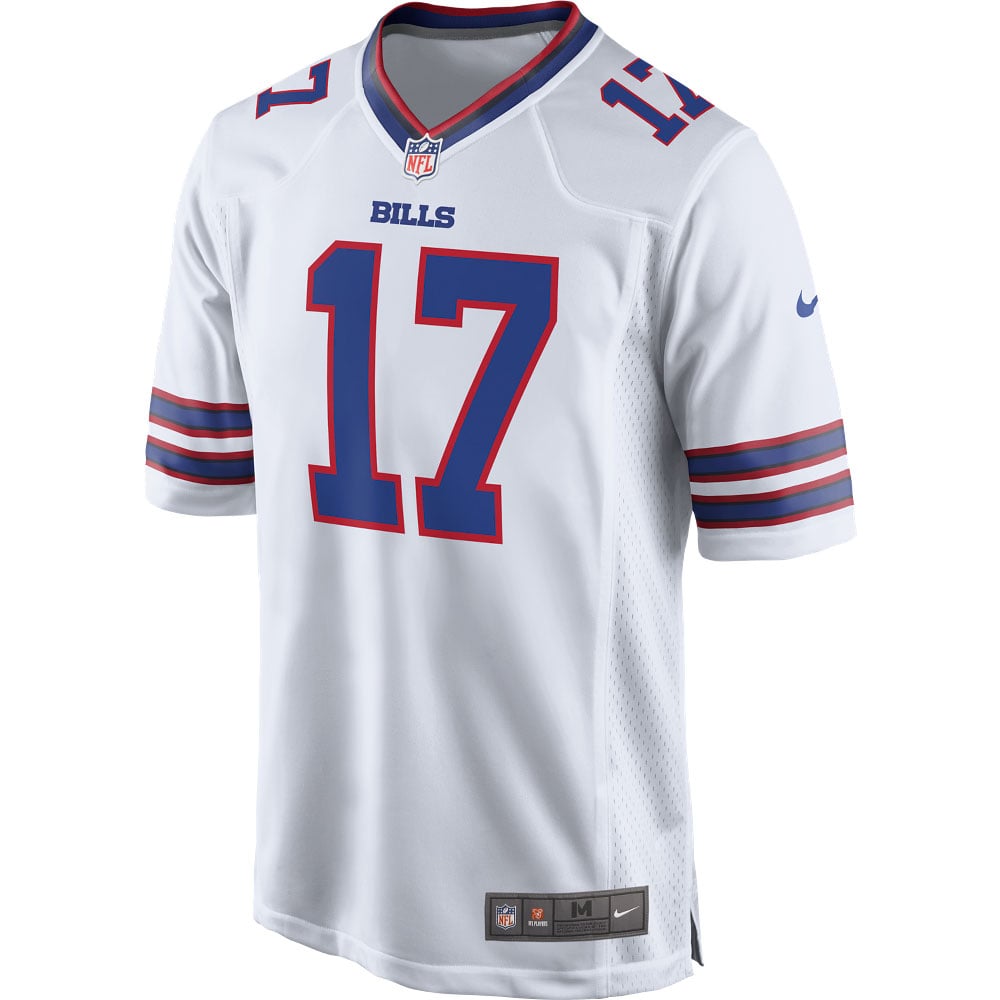 Men's Buffalo Bills Josh Allen Nike White Game Player Jersey product image 10