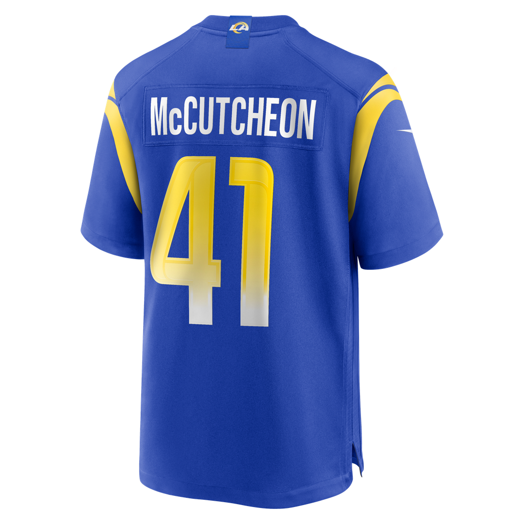 Men's Los Angeles Rams Cameron McCutcheon Nike Royal Game product image 3