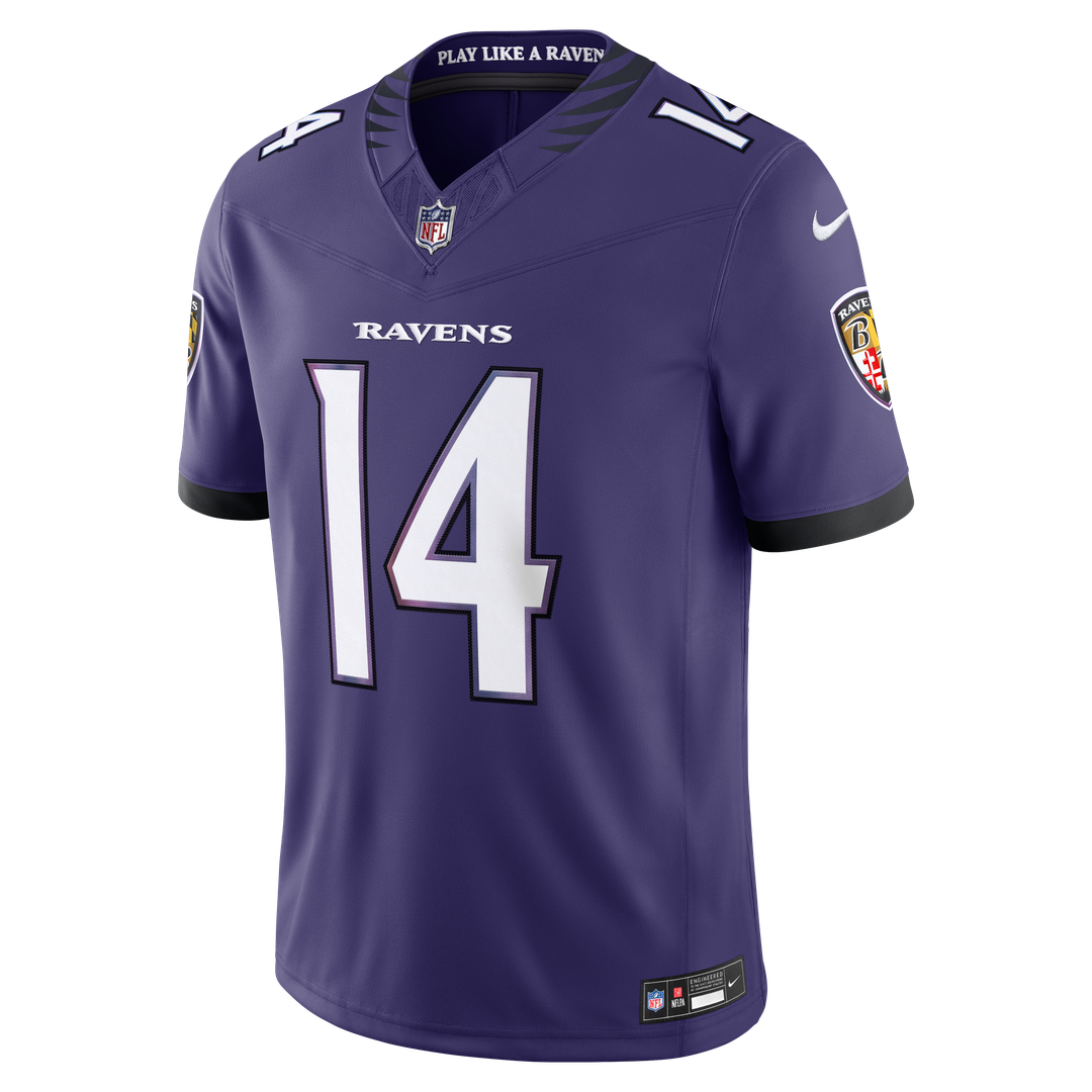 Men's Baltimore Ravens Kyle Hamilton Nike Black Alternate product image 8