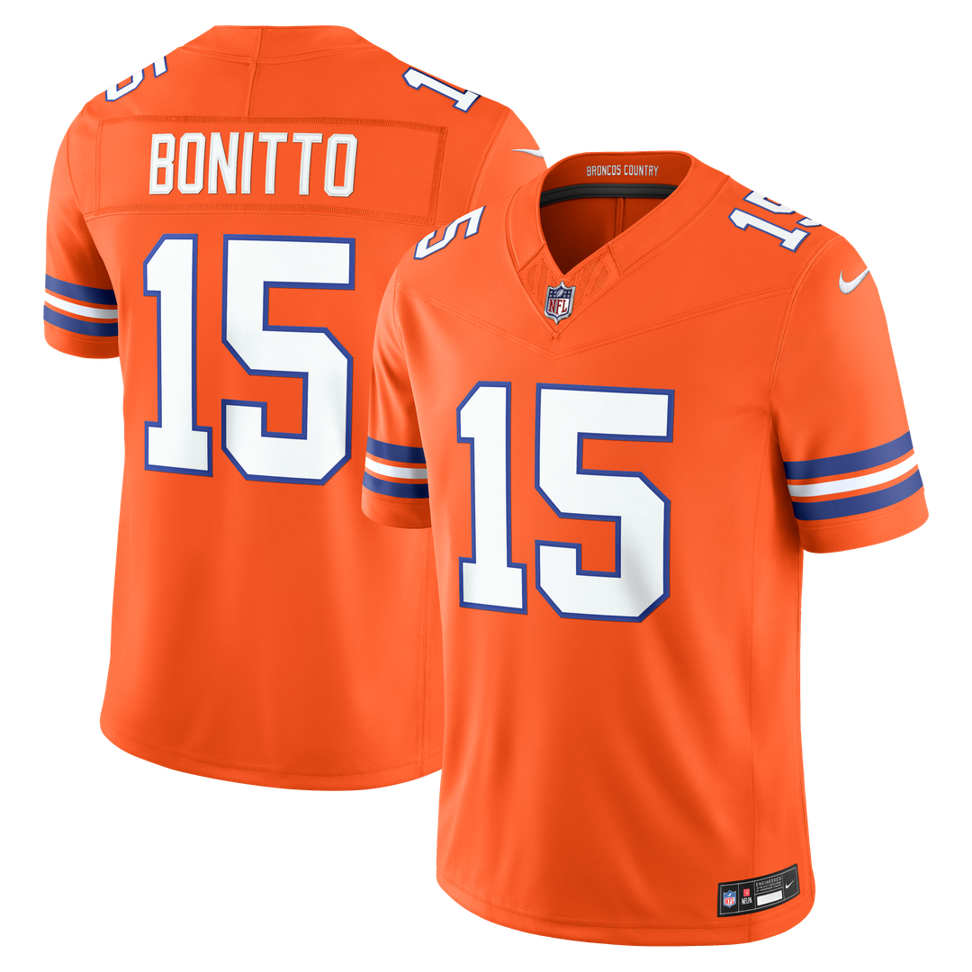 Men's Denver Broncos Nik Bonitto Nike Orange Alternate Mile product image 4
