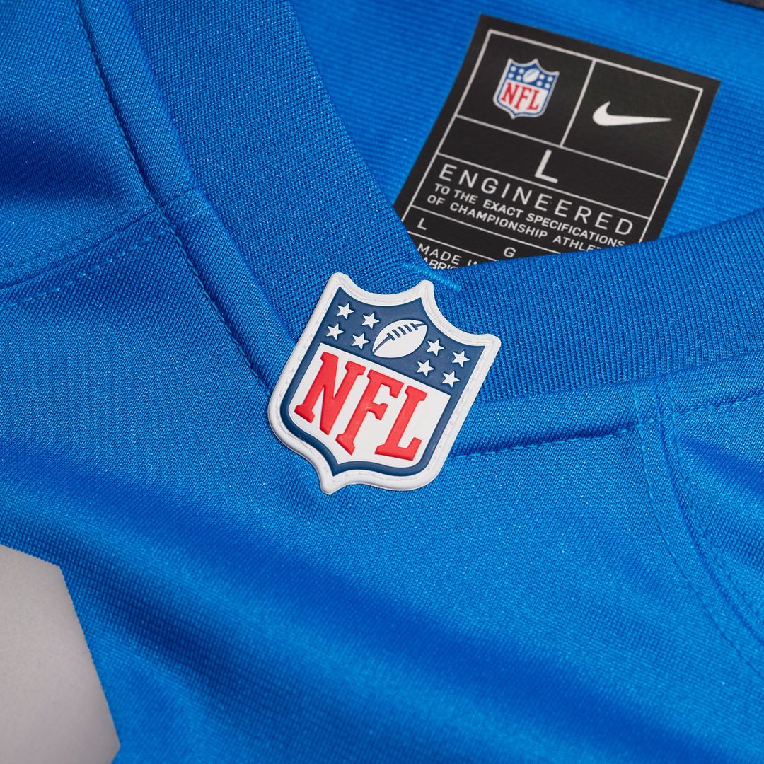 Men's Detroit Lions Aidan Hutchinson Nike Blue Alternate product image 4