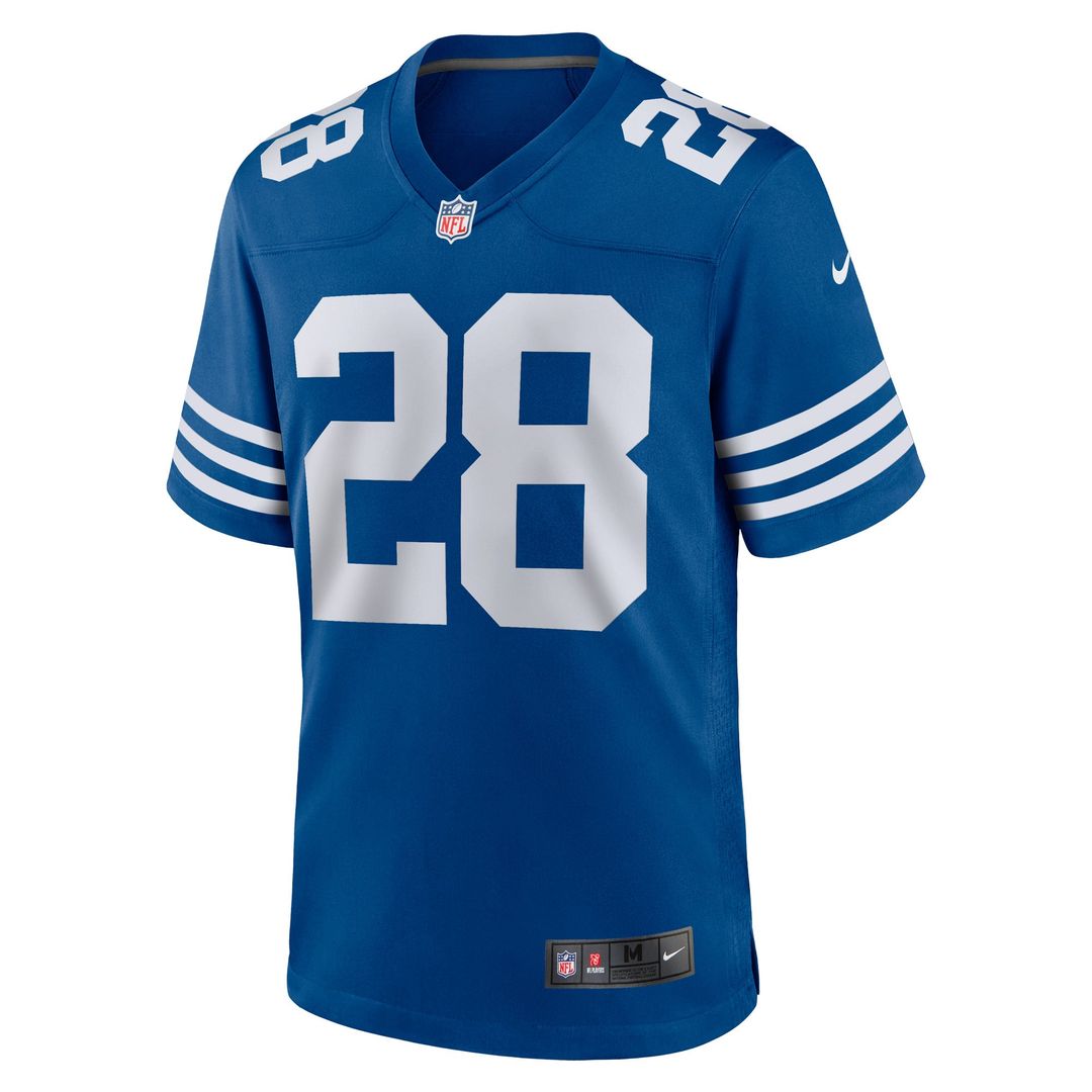 Men's Indianapolis Colts Jonathan Taylor Nike White Player product image 8