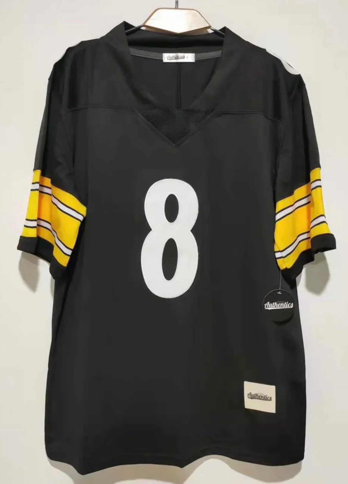 Kenny Pickett Pittsburgh Steelers Classic Authentics Jersey Black product image 2, provided for visual reference and product