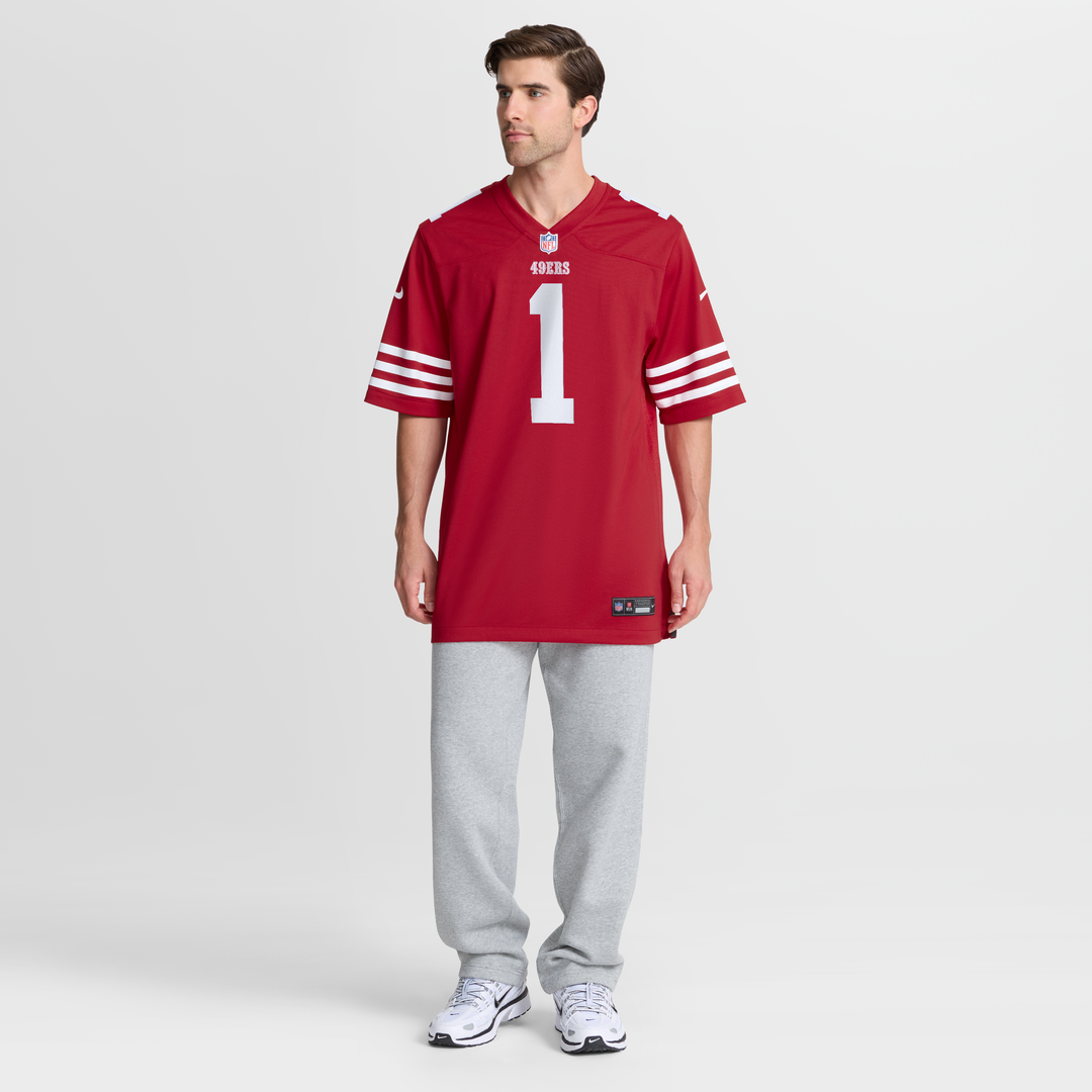 Men's San Francisco 49ers Ricky Pearsall Nike Scarlet Team product image 7