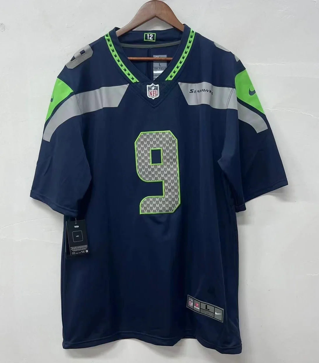 Kenneth Walker III Seattle Seahawks official NFL Nike Jersey product image 2, provided for visual reference and product