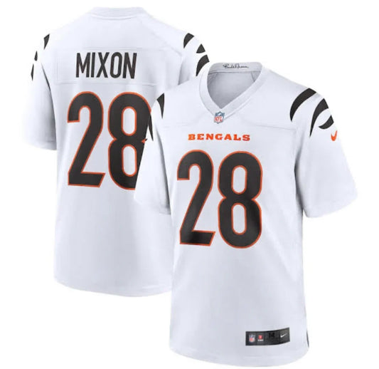 Joe Mixon Cincinnati Bengals Jersey NFL Nike White product image 1, provided for visual reference and product detail review