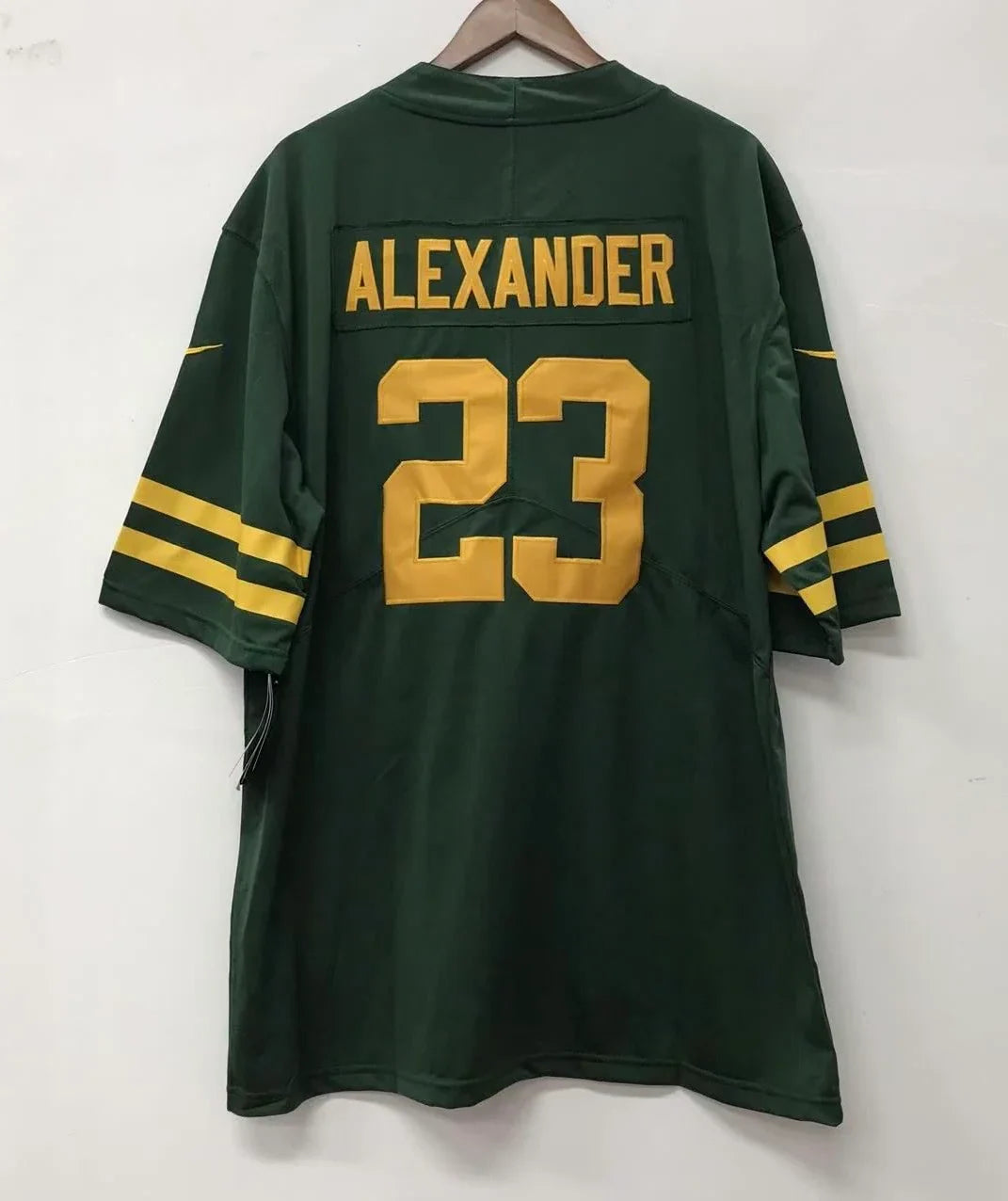 Jaire Alexander Green Bay Packers Jersey Nike retro product image 2, provided for visual reference and product detail review