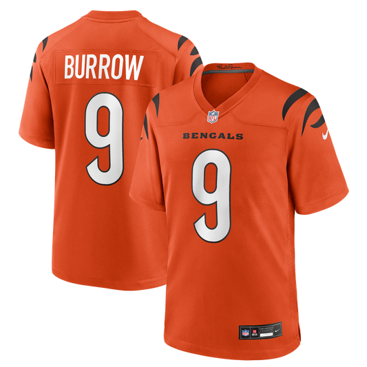 Men's Cincinnati Bengals Joe Burrow Nike Orange Alternate product image 1