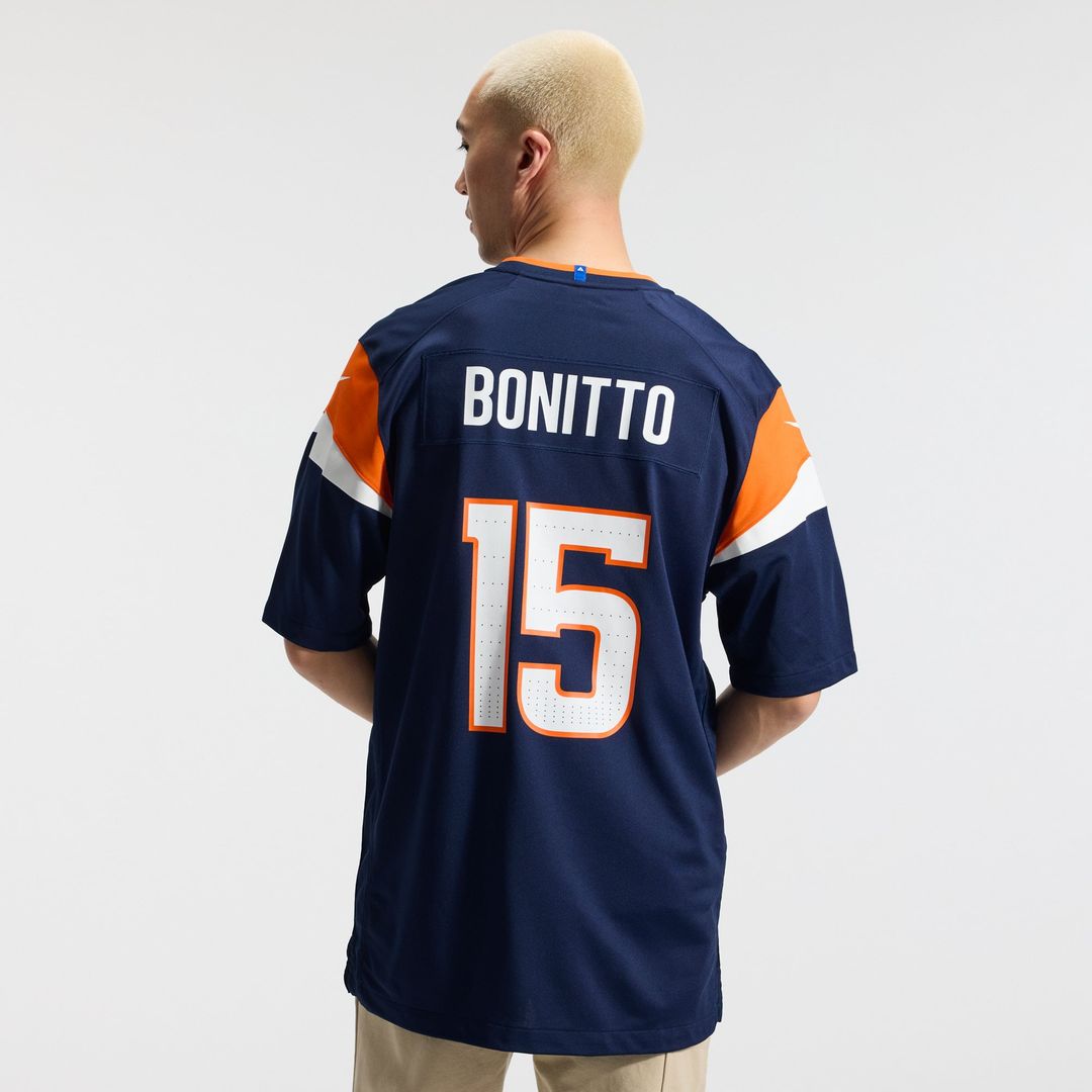 Men's Denver Broncos Nik Bonitto Nike Navy Alternate Game product image 3