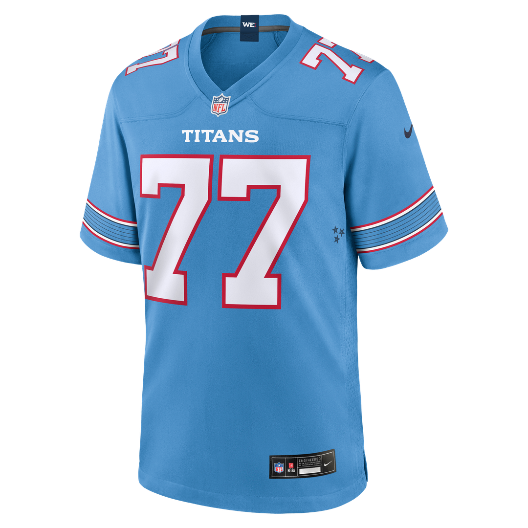 Men's Tennessee Titans Peter Skoronski Nike Light Blue Game product image 2