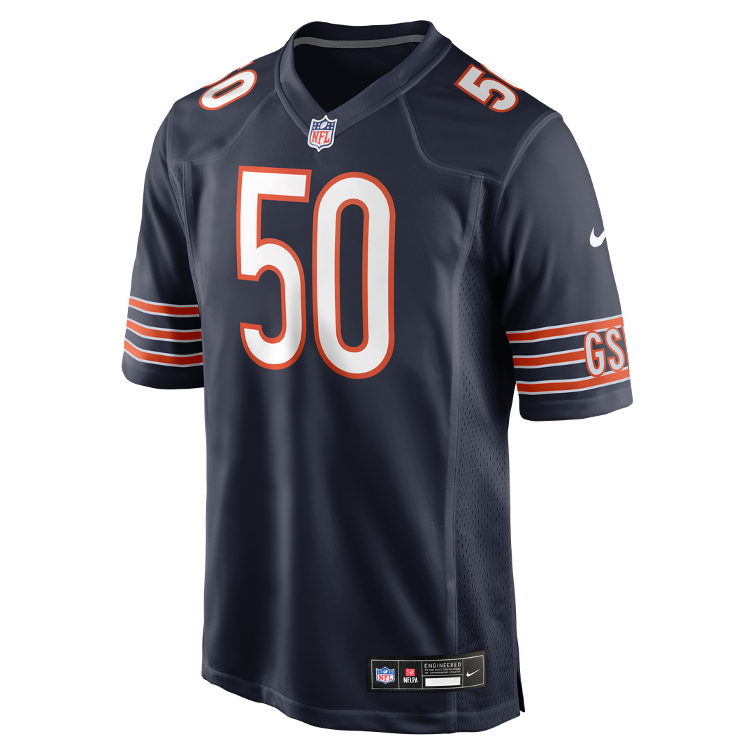 Men's Chicago Bears Grady Jarrett Nike Navy Team Game Jersey product image 2
