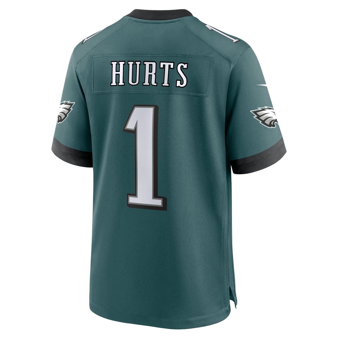 Men's Philadelphia Eagles Jalen Hurts Nike Midnight Green product image 3