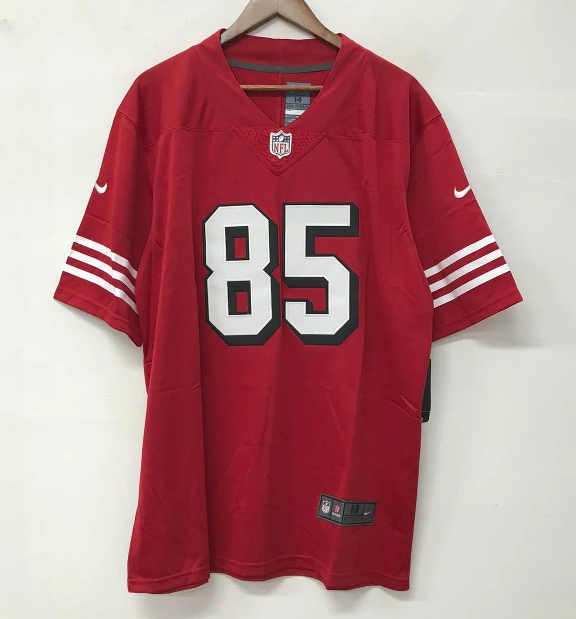 George Kittle San Francisco 49ers Red NFL Nike Jersey product image 3, provided for visual reference and product detail