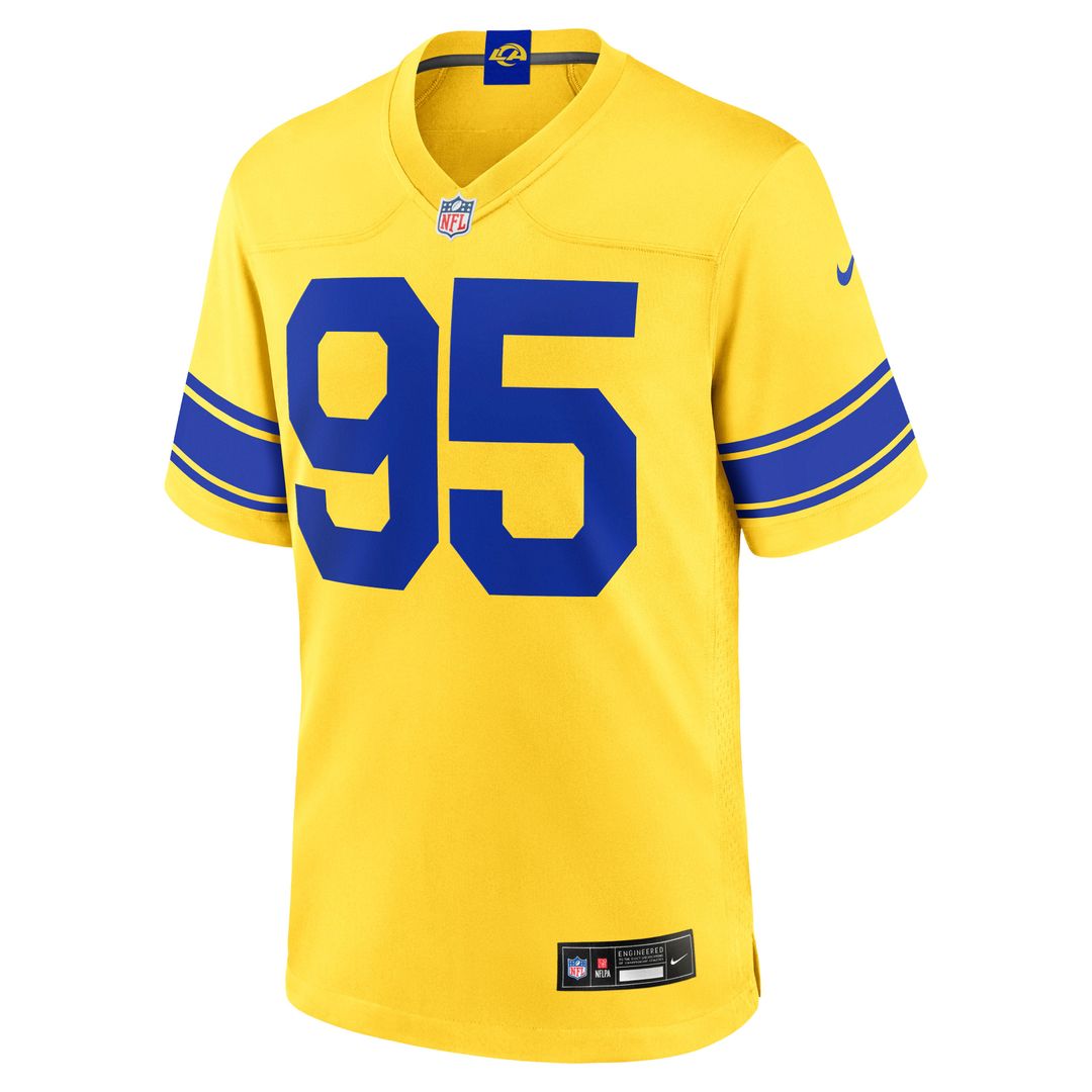 Men's Los Angeles Rams Myles Garrett Nike Royal Game Jersey product image 8