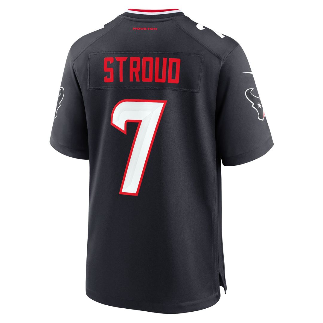 Men's Houston Texans C.J. Stroud Nike Navy Game Jersey product image 11