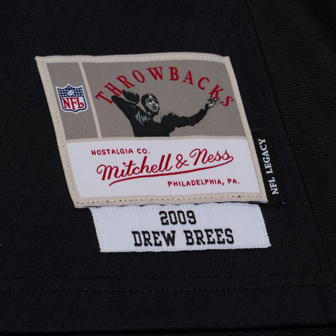 Men's New Orleans Saints Drew Brees Mitchell & Ness Black product image 3