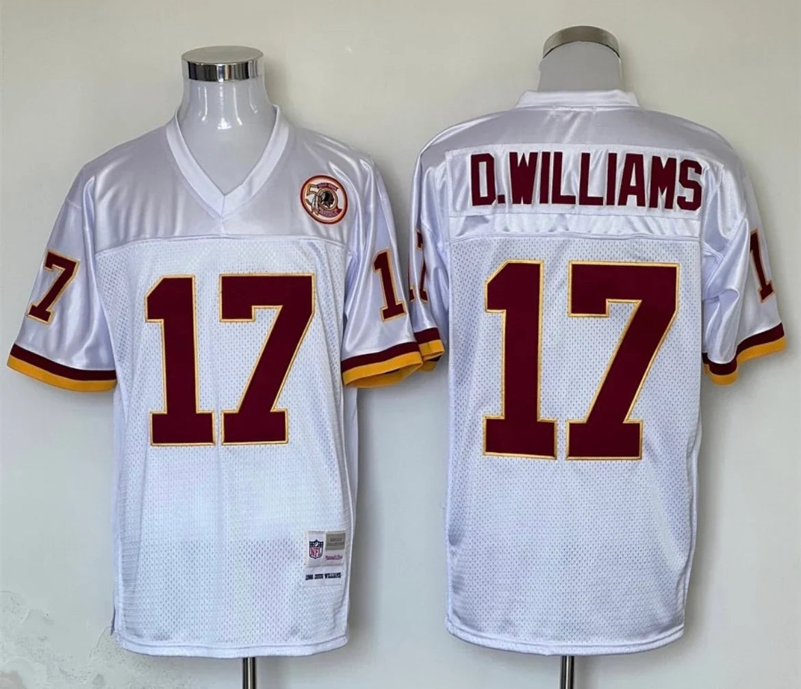 Doug Williams Washington Redskins Commanders Mitchell & Ness Jersey White product image 1, provided for visual reference and