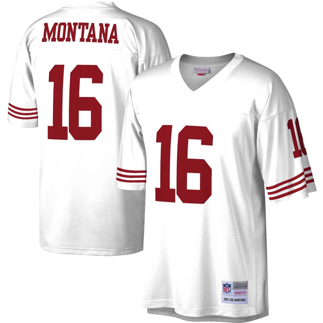 Men's San Francisco 49ers Joe Montana Mitchell & Ness White product image 4