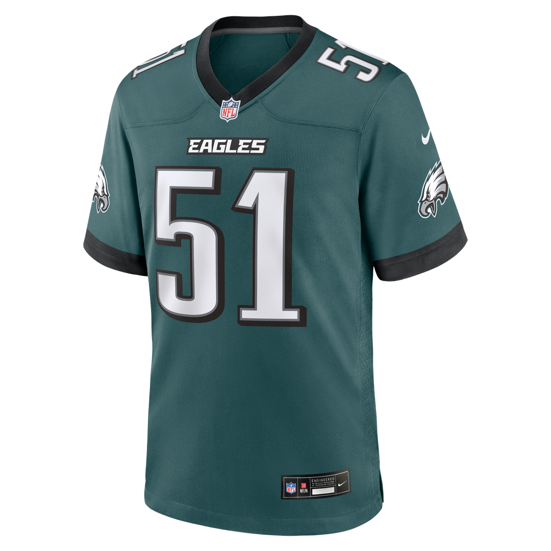 Men's Philadelphia Eagles Cam Jurgens Nike Midnight Green product image 2