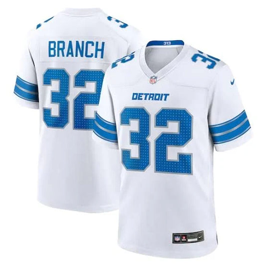 Brian Branch YOUTH KiDS Detroit Lions Official NFL Nike Jersey white product image 1, provided for visual reference and