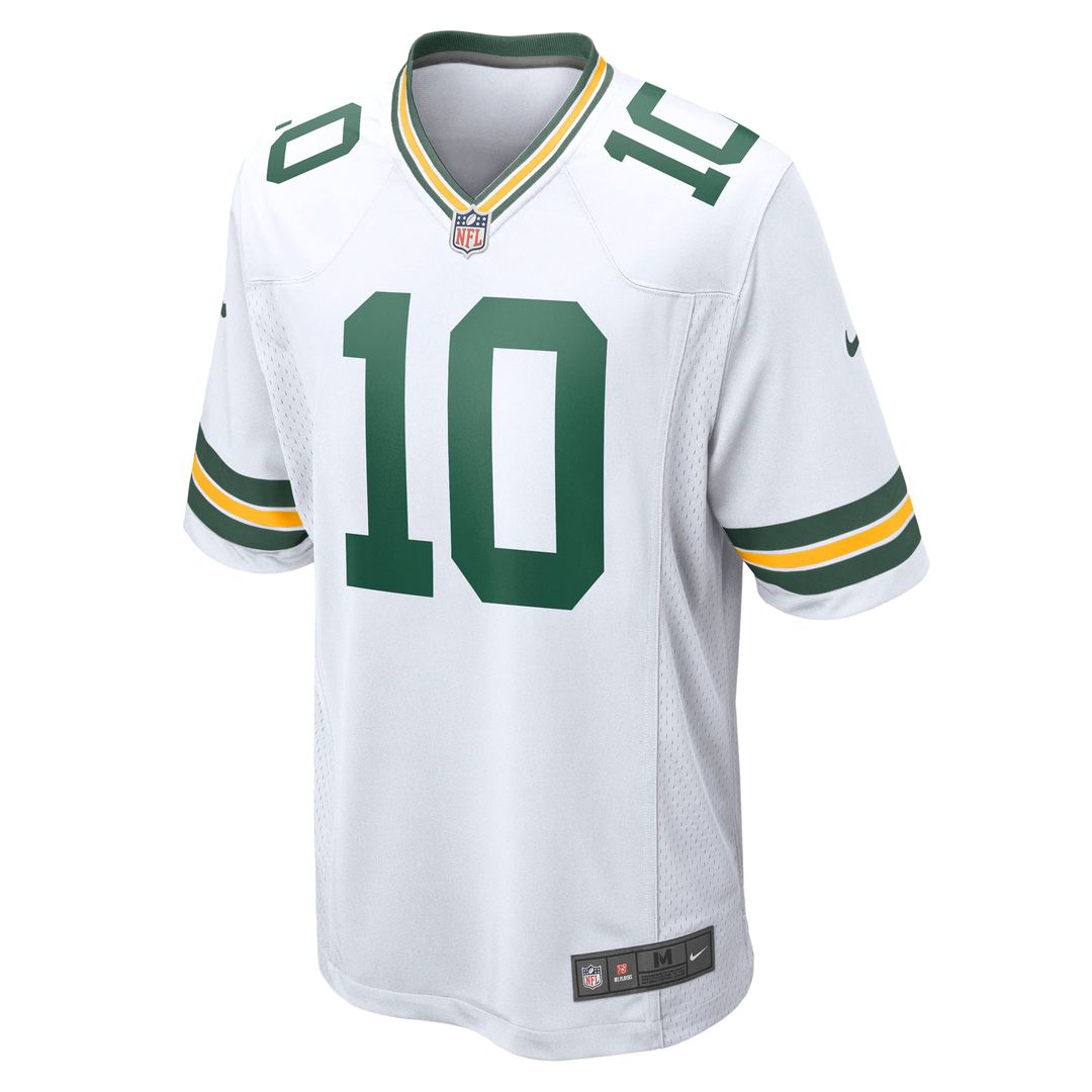 Men's Green Bay Packers Jordan Love Nike White Game Jersey product image 2
