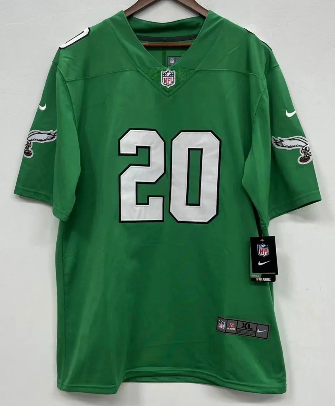 Brian Dawkins Philadelphia Eagles NFL Jersey Nike Kelly green product image 2, provided for visual reference and product