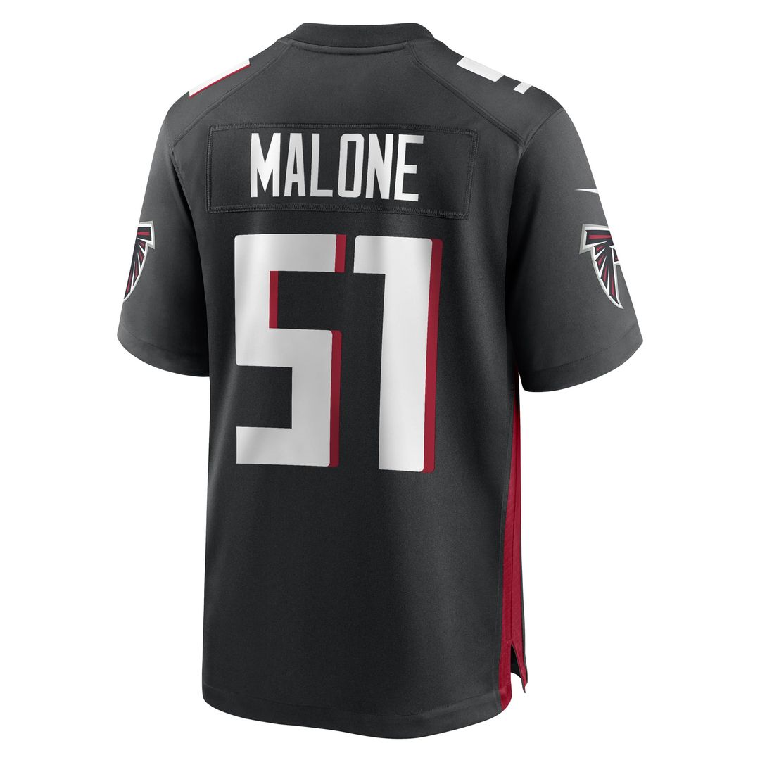 Men's DeAngelo Malone Atlanta Falcons Nike Black Game product image 3
