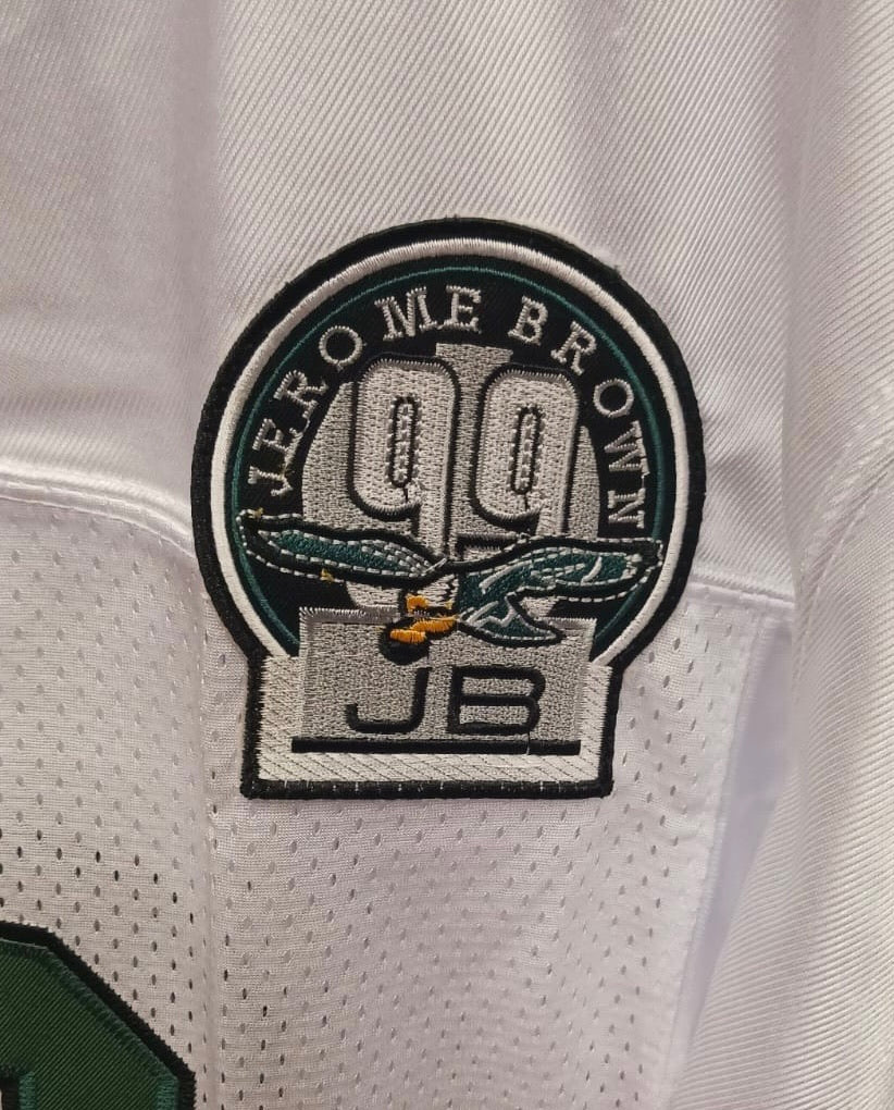Randall Cunningham Philadelphia Eagles Jersey white product image 4, provided for visual reference and product detail review