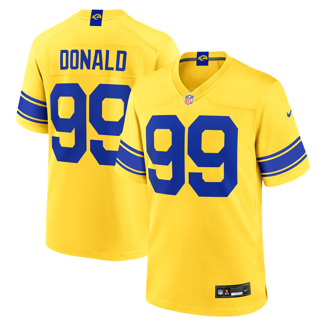Men's Los Angeles Rams Aaron Donald Nike White Game Jersey product image 10