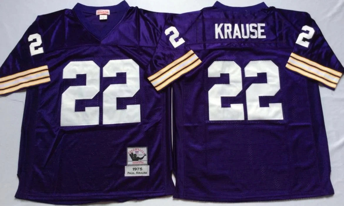 Paul Krause Minnesota Vikings Jersey Mitchell & Ness product image 1, provided for visual reference and product detail review