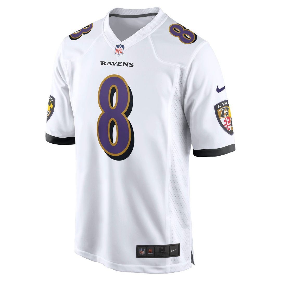Men's Baltimore Ravens Lamar Jackson Nike Black Alternate product image 20