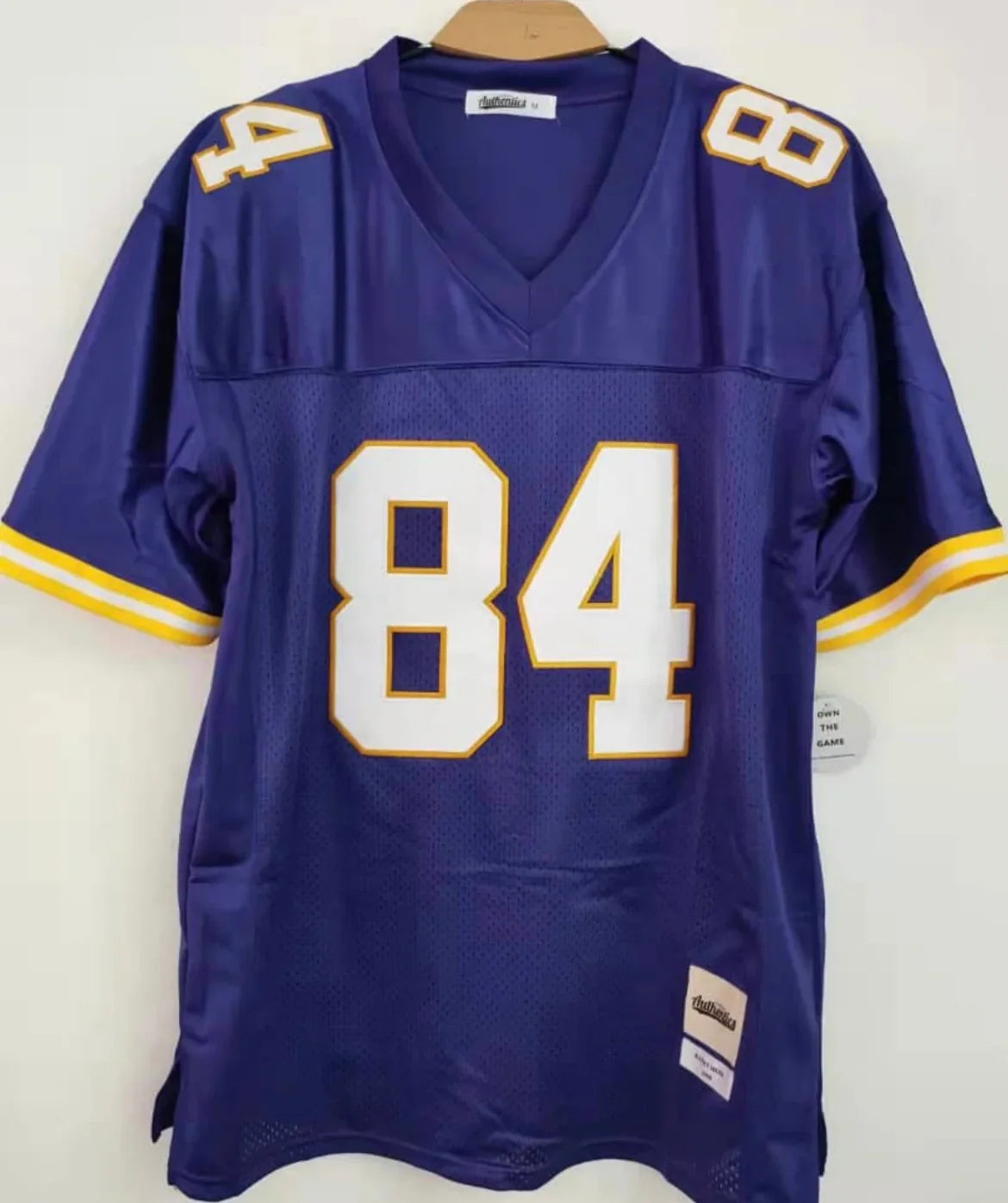 Randy Moss Minnesota Vikings Classic Authentics Jersey product image 2, provided for visual reference and product detail