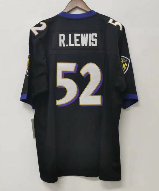 Ray Lewis Baltimore Ravens Jersey Black Mitchell & Ness product image 1, provided for visual reference and product detail