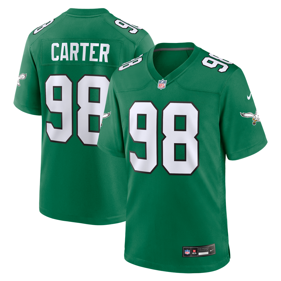 Men's Philadelphia Eagles Jalen Carter Nike Midnight Green product image 7