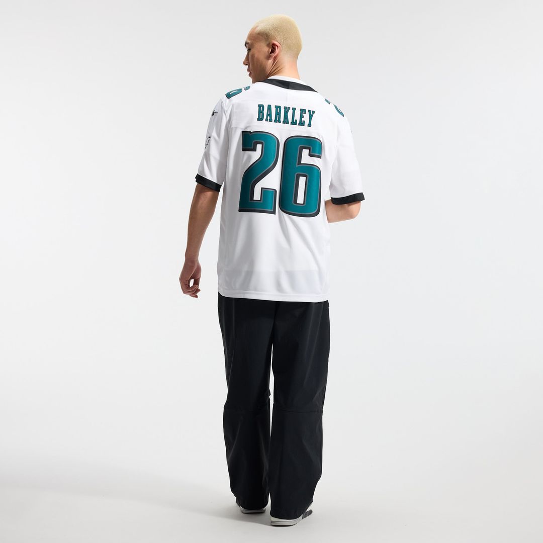 Men's Philadelphia Eagles Saquon Barkley Nike White Vapor product image 18