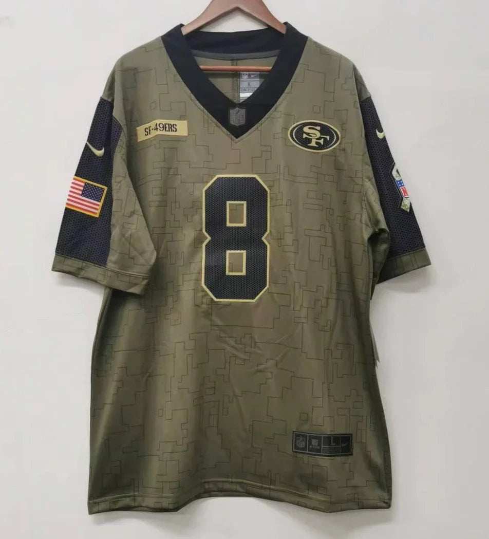 Steve Young San Francisco 49ers military salute to service Jersey product image 3, provided for visual reference and product