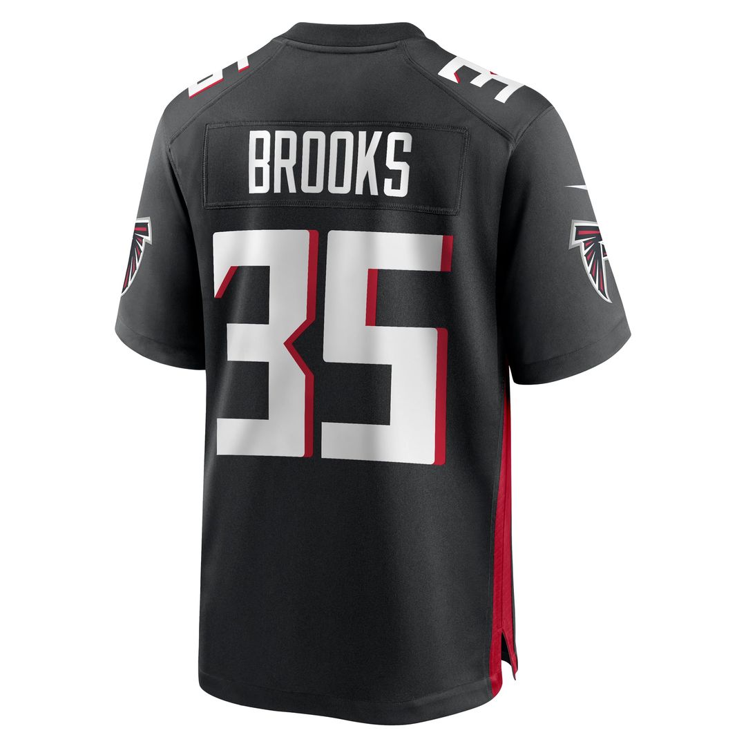 Men's Atlanta Falcons Natrone Brooks Nike Black Team Game product image 3
