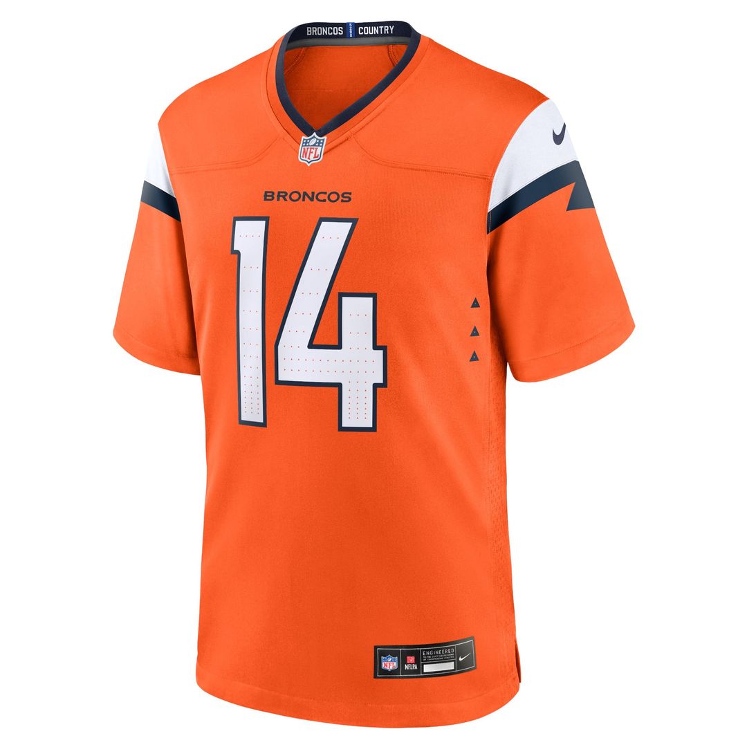 Men's Denver Broncos Courtland Sutton Nike Orange Mile High product image 2