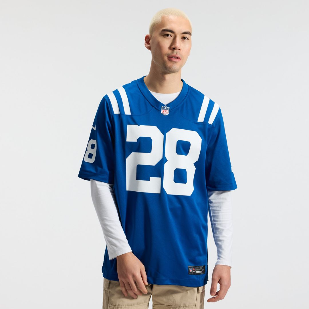 Men's Indianapolis Colts Jonathan Taylor Nike Royal Player product image 2