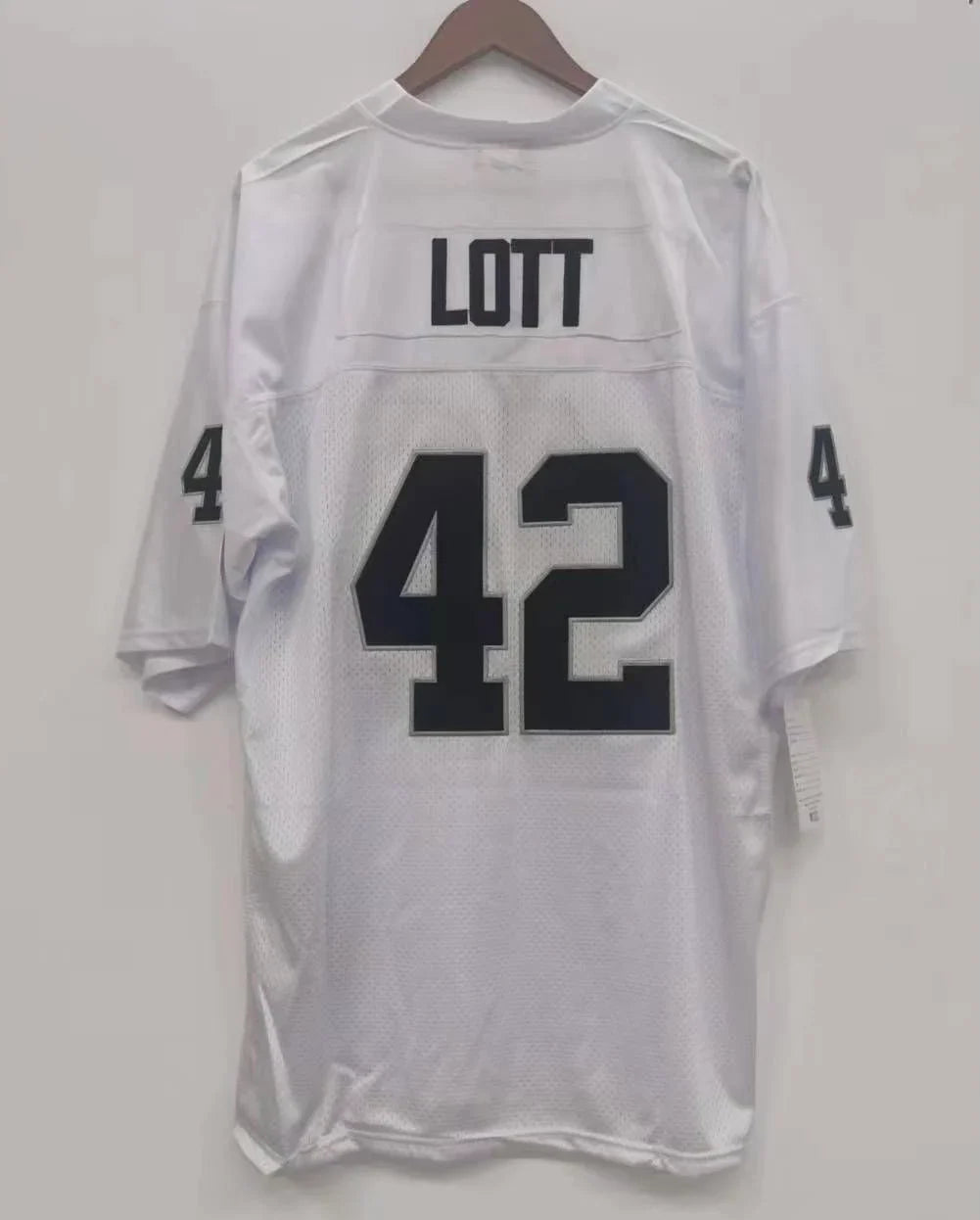 Ronnie Lott Oakland Raiders Jersey white product image 2, provided for visual reference and product detail review