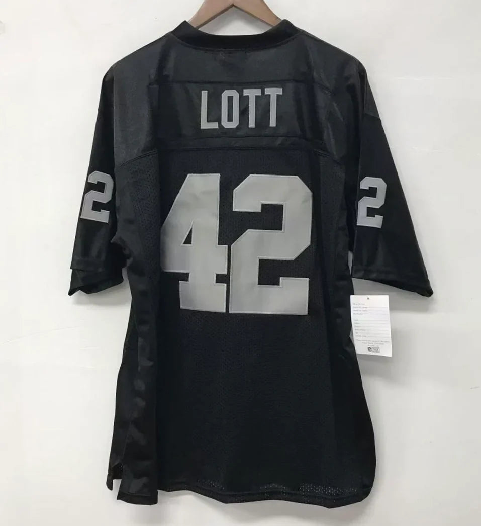 Ronnie Lott Oakland Raiders Jersey Black Mitchell & Ness product image 2, provided for visual reference and product detail
