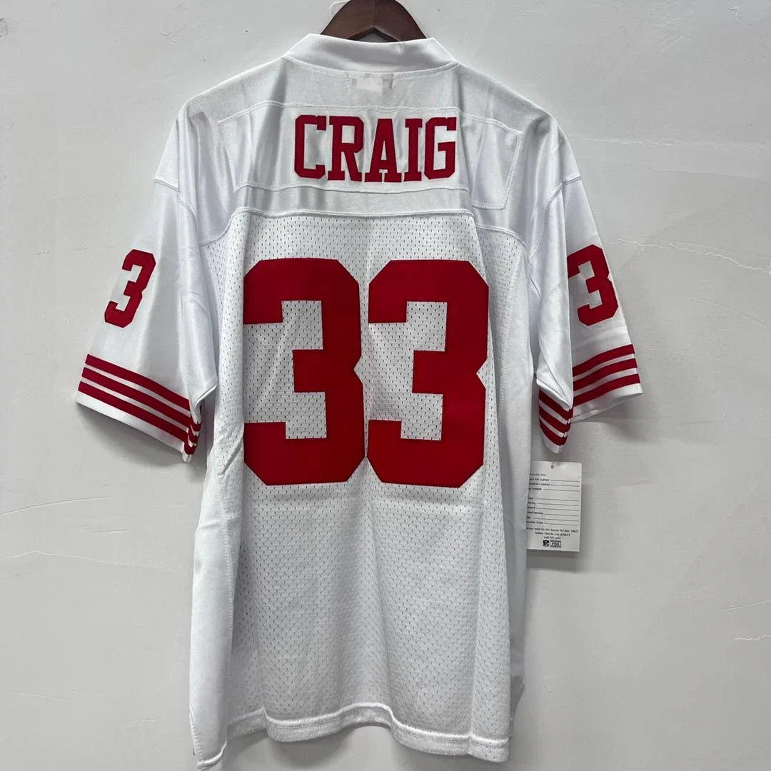Roger Craig San Francisco 49ers Jersey White Mitchell & Ness product image 2, provided for visual reference and product