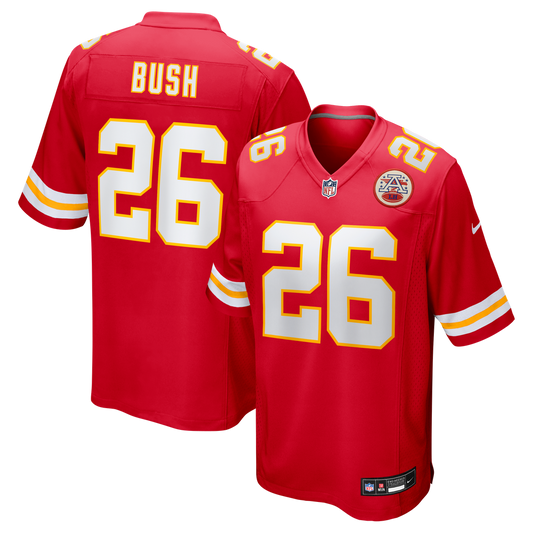 Men's Kansas City Chiefs Deon Bush Nike Red Game Player product image 1